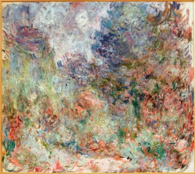 Das Haus des Künstlers vom Rosengarten aus gesehen von Claude Monet
